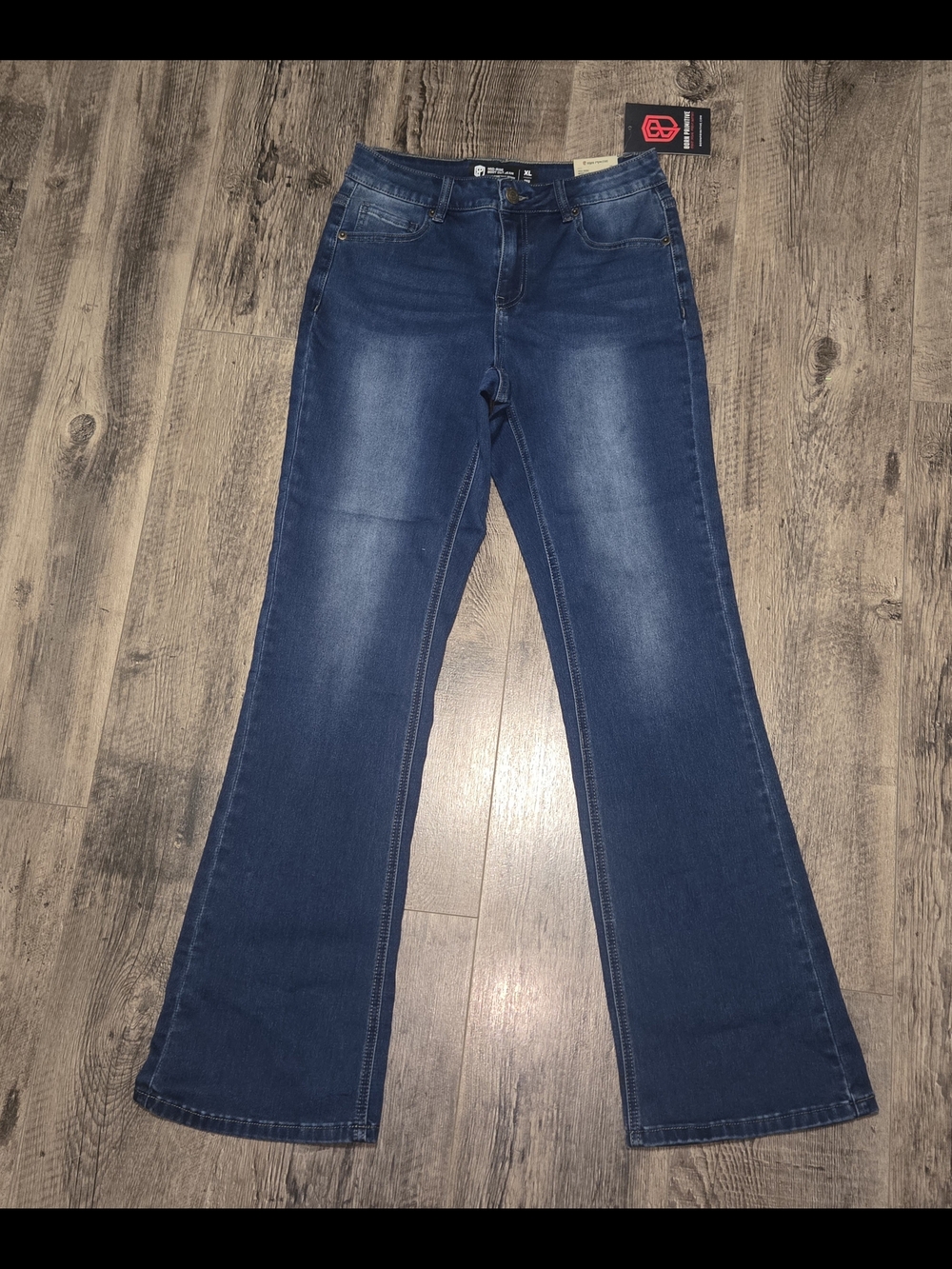 Born Primitive Women's Dark Blue Flare Jeans